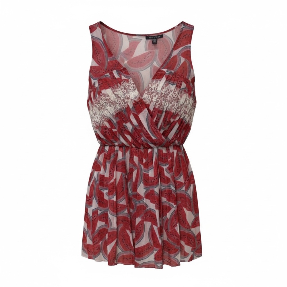 Farm Rio watermelon mini dress, small